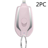 1500mAh wireless keychain power bank