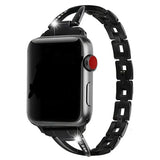 diamond stainless steel Apple Watch strap