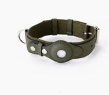 leather cat collar with GPS tracker