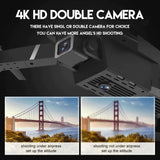 foldable 4K dual camera RC drone 