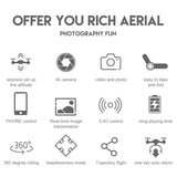 foldable 4K dual camera RC drone 