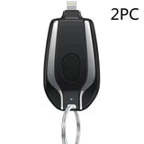 1500mAh wireless keychain power bank