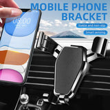 gravity car air vent phone mount