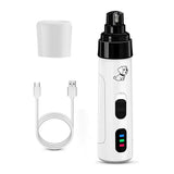 LED electric pet nail grinder for cats and dogs