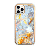 floral marble transparent phone case