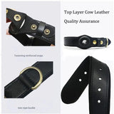leather cat collar with GPS tracker