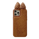 silicone lattice bow phone case