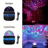 star galaxy ocean wave projector night light for bedroom