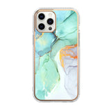 floral marble transparent phone case