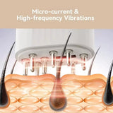 electric scalp oil applicator with massager