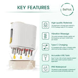 electric scalp oil applicator with massager