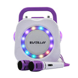 kids karaoke machine with 2 microphones