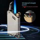 metal blue flame windproof 