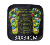 reflexology stone foot massage mat