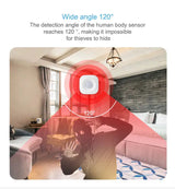 WiFi human infrared motion sensor