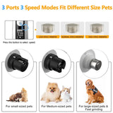 LED electric pet nail grinder for cats and dogs