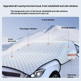 car windshield snow cover