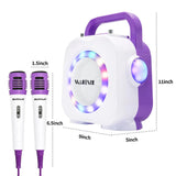 kids karaoke machine with 2 microphones