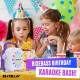 kids karaoke machine with 2 microphones