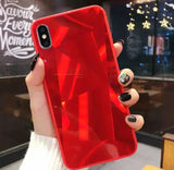 Chic 3D Diamond Mirror Case for iPhones IllumniWave