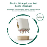 electric scalp oil applicator with massager