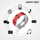 stainless steel NFC smart ring