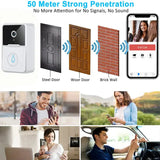 wireless smart WiFi video doorbell