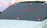 magnetic windshield snow cover