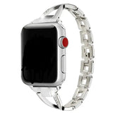 diamond stainless steel Apple Watch strap