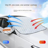 magnetic windshield frost guard 