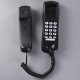 corded wall mount landline telephone with mute and redial