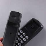 corded wall mount landline telephone with mute and redial