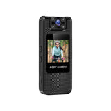 Alt Tag: 4K HD WiFi Body Camera with night vision, mini action body cam featuring rear screen display for indoor and outdoor recording