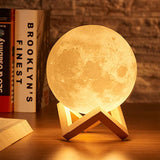 LED moon night light for kids bedroom