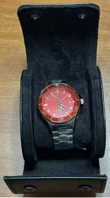 unisex red fashion wristwatch gift