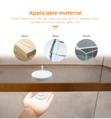 Alt Tag: Wireless Motion Sensor LED under cabinet light works through wood, glass and acrylic for hands-free cabinet lighting