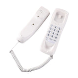 corded wall mount landline telephone with mute and redial