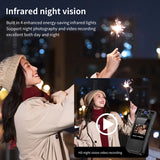 4K HD WiFi Body Camera night vision mini action camera with infrared lights for HD video recording in low light