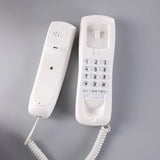 corded wall mount landline telephone with mute and redial