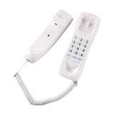 corded wall mount landline telephone with mute and redial