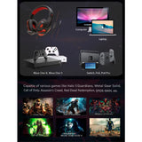 wired gaming headset with noise cancelling mic