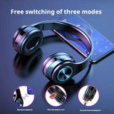 wireless bluetooth gaming headset with microphone