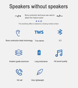 bone conduction wireless speaker with sucker mount