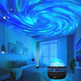 star galaxy ocean wave projector night light for bedroom