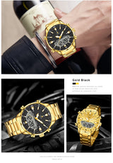WWOOR Mens Luxury Digital