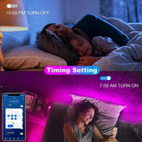 bluetooth app controlled 5050 RGB LED strip lights