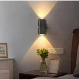 Alt Tag: Motion Sensor LED Wall Light magnetic spotlight wall sconce with up and down lighting for hallway, bedroom, or stairway