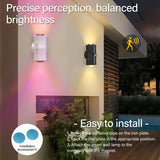 Motion Sensor LED Wall Light magnetic LED spotlight, easy install wall-mounted lamp with balanced brightness for foyer or hallway