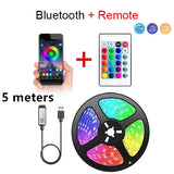 bluetooth app controlled 5050 RGB LED strip lights