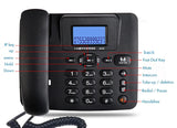 2.4GHz long range cordless answering machine phone